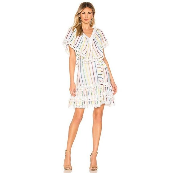 Place Nationale Tende Wing Sleeve Mini Dress S - Picture 2 of 9